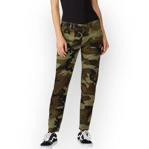 Nili Lotan Jenna Pant in Fall Green Camo 2